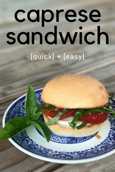 caprese sandwich recipe