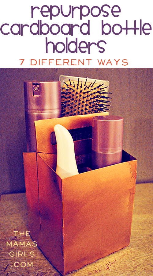 Repurpose Cardboard Bottle Holders