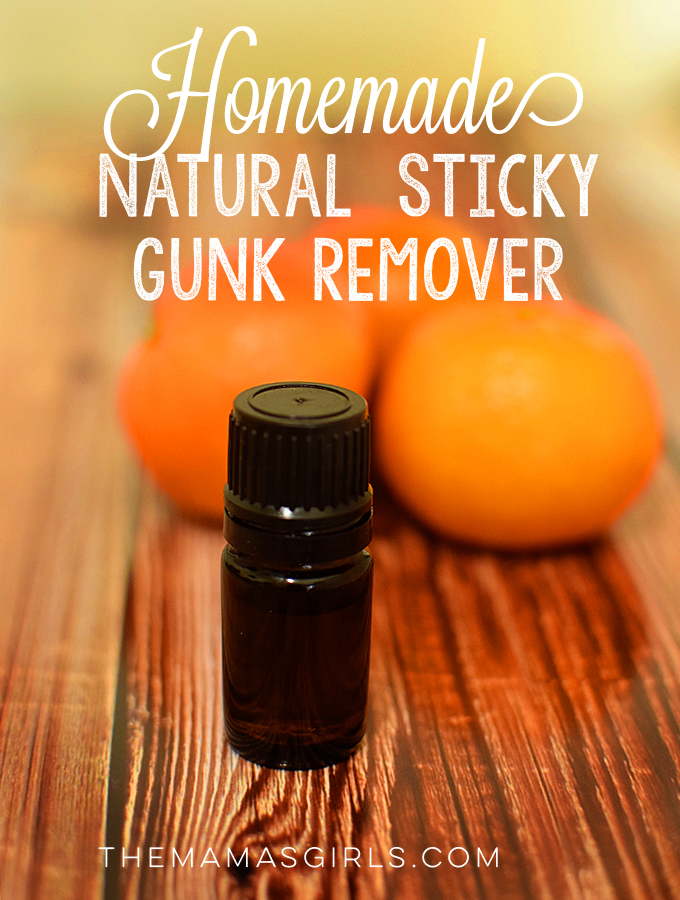 Natural Homemade Sticky Gunk Remover