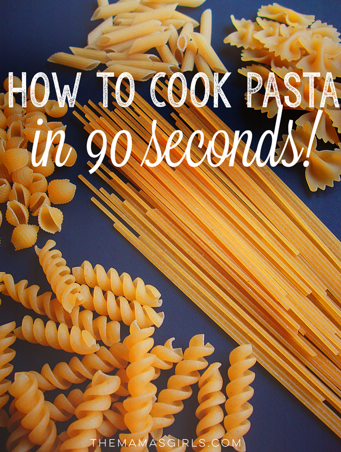 How to Quick-Cook Pasta in 90 Seconds!