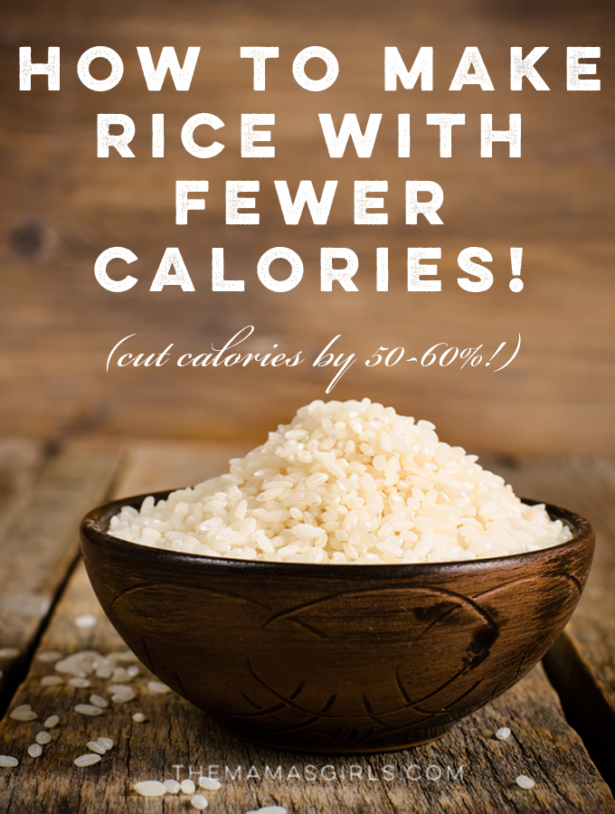 How to Make Rice with Fewer Calories!