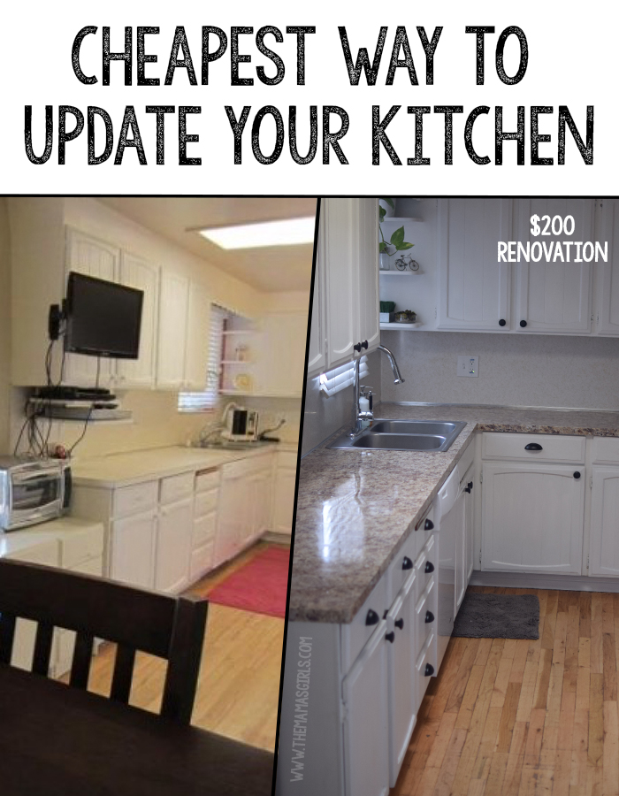 Est Way To Update A Kitchen, Updating Kitchen Countertops On A Budget