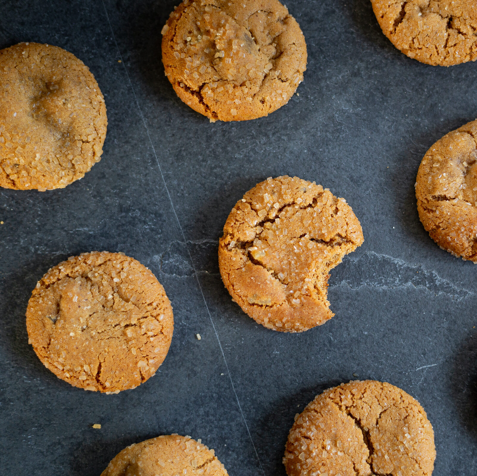 soft and chewy molasses cookie