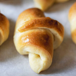 no knead crescent rolls